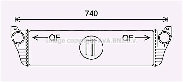 <strong>AVA DB Інтеркулер Vito 2.2CDI 10- AVA COOLING MS4690 (фото 1)</strong>
