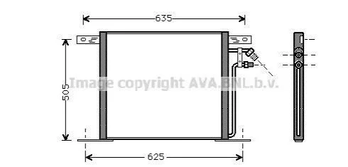 <strong>Радіатор AVA COOLING MS 5220 (фото 1)</strong>