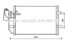 <strong>AVA DB Радіатор кондиціонера (конденсатор) з осушувачем W168 00- AVA COOLING MSA5289D (фото 1)</strong>