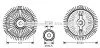 <strong>AVA DB віскомуфта вентилятора радіатора W124/126 2.8/3.6 AVA COOLING MSC416 (фото 1)</strong>