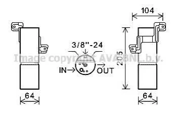 <strong>Осушувач, Система кондиціонування повітря AVA COOLING MSD598 (фото 1)</strong>