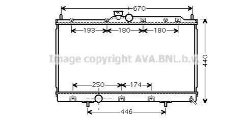 <strong>Радіатор охолодження двигуна (MT2199) AVA AVA COOLING MT 2199 (фото 1)</strong>