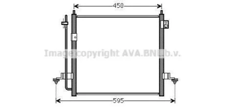 Радіатор кодиціонера для Mitsubishi AVA COOLING MT5218D фото товару
