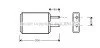 <strong>AVA MAZDA Радіатор опалення 626 IV, Xedos 6 91- AVA COOLING MZ6124 (фото 1)</strong>