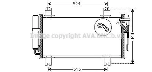 <strong>Радіатор кондиціонера AVA AVA COOLING MZA5231D (фото 1)</strong>