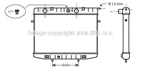 <strong>AVA OPEL Радіатор сист. охолодження FRONTERA 90- AVA COOLING OL2175 (фото 1)</strong>