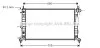 <strong>AVA OPEL Радіатор охолодження двиг. VECTRA B1,6-2,0 AC AUT95- (608x359x26) AVA COOLING OL2324 (фото 1)</strong>