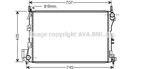 <strong>Радіатор AVA COOLING OL 2340 (фото 1)</strong>