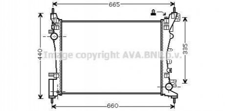 Радіатори AVA COOLING OL 2574 фото товару