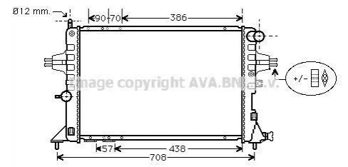<strong>Радіатор AVA COOLING OLA 2252 (фото 1)</strong>