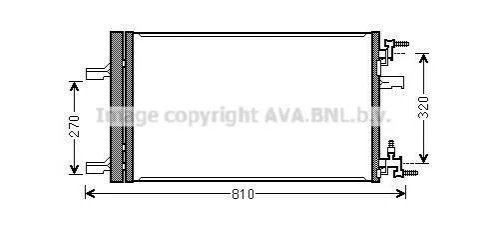 <strong>Радіатор кондиціонера AVA AVA COOLING OLA5499D (фото 1)</strong>