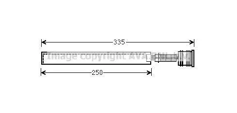 <strong>Осушитель кондиционера Chevrolet Cruze (09-), Malibu (12-)/Opel Astra J (09-), I AVA COOLING OLD645 (фото 1)</strong>