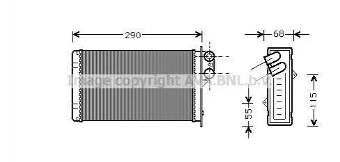 <strong>Радіатор опалення AVA COOLING PE 6100 (фото 1)</strong>