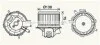 <strong>Вентилятор обігрівача салону PSA Jumper Boxer 06> manual AC AVA AVA COOLING PE8406 (фото 1)</strong>