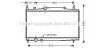 <strong>AVA CITROEN Радіатор системи охолодження двигуна BERLINGO 1.6 HDi 10-, C5 I 3.0 01-, FIAT, LANCIA AVA COOLING PEA2230 (фото 1)</strong>