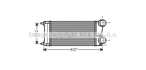 <strong>AVA CITROEN Інтеркулер Berlingo 08-, C4 I, Peugeot 308, 3008, 5008, Partner 1.6HDI 07- AVA COOLING PEA4332 (фото 1)</strong>