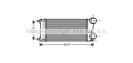 AVA CITROEN Інтеркулер Berlingo 08-, C4 I, Peugeot 308, 3008, 5008, Partner 1.6HDI 07- для Citroen, Peugeot AVA COOLING PEA4332 фото товару