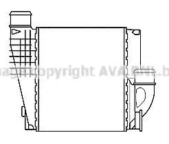 <strong>AVA CITROEN Інтеркулер C4 II, Grand Picasso, C4 Picasso, Peugeot 308 1.2/2.0HDI AVA COOLING PEA4385 (фото 1)</strong>