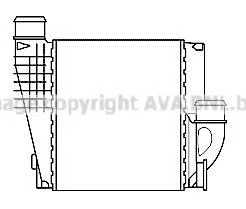 AVA CITROEN Інтеркулер C4 II, Grand Picasso, C4 Picasso, Peugeot 308 1.2/2.0HDI для Citroen, Peugeot, DS AVA COOLING PEA4385 фото товару