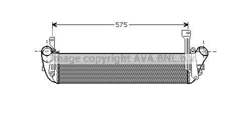 <strong>Интеркулер AVA AVA COOLING RT4346 (фото 1)</strong>