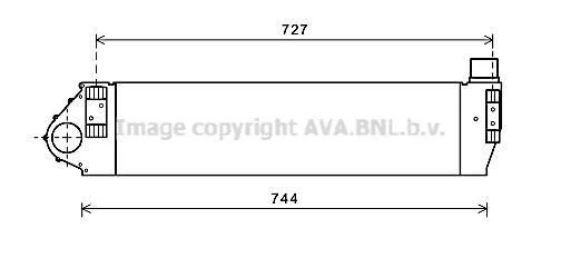 <strong>AVA RENAULT Інтеркулер Megane II, Scenic II 1.9dCi 05- AVA COOLING RT4482 (фото 1)</strong>