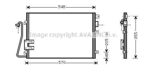 <strong>Радіатор кондиціонера AVA AVA COOLING RT5376D (фото 1)</strong>