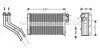 <strong>Радіатор обігрівача RENAULT SCENIC I (96-) (вир-во AVA) AVA COOLING RT6227 (фото 1)</strong>