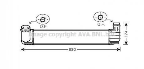 Інтеркулер AVA для AVA COOLING RTA4411 фото товару