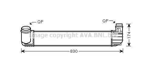<strong>AVA RENAULT Інтеркулер Grand Scenic III, Megane III 2.0dCi 09- AVA COOLING RTA4413 (фото 1)</strong>