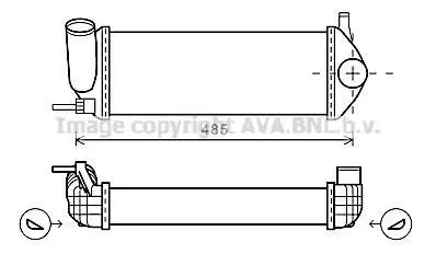 <strong>AVA RENAULT Інтеркулер Kangoo 1.5dCi 08- AVA COOLING RTA4484 (фото 1)</strong>