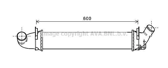 <strong>AVA RENAULT Інтеркулер Logan I 1.5dCi 05- AVA COOLING RTA4496 (фото 1)</strong>