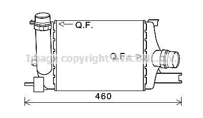 <strong>AVA RENAULT Інтеркулер Captur, Clio IV 1.5dCi 12-, Duster 1.2TCe 13- AVA COOLING RTA4602 (фото 1)</strong>