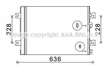 Радіатор кондиціонера AVA для AVA COOLING RTA5467D фото товару