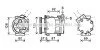 <strong>Компресор кондиціонера Renault Logan (05-), Sandero (08-) 1.4i, 1.6i AVA AVA COOLING RTAK619 (фото 1)</strong>