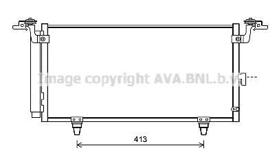 <strong>Радиатор кондиционера Subaru Outback, Legacy (09-) AVA AVA COOLING SU5084D (фото 1)</strong>