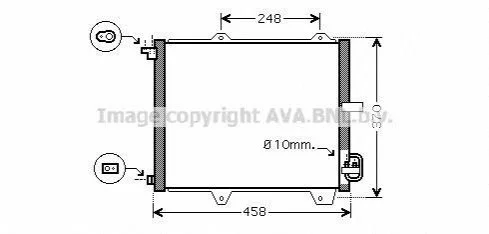 <strong>Радіатор кондиціонера AVA COOLING SZ5088 (фото 1)</strong>