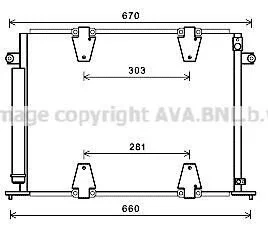 <strong>Радіатор кондиціонера SUZUKI AVA COOLING SZ5135D (фото 1)</strong>