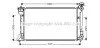<strong>AVA TOYOTA Радіатор охолодження двиг. (з осушувачем) Avensis 2.0/2.4 03- AVA COOLING TO2333 (фото 1)</strong>