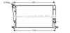 <strong>Радіатор, Система охолодження двигуна CLEVER FIT TOYOTA / LEXUS AVA COOLING TO2398 (фото 1)</strong>