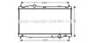 <strong>Радіатор охолодження двигуна Lexus GS (05-) AVA AVA COOLING TO2495 (фото 1)</strong>