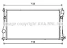 <strong>AVA TOYOTA Радіатор системи охолодження двигуна GT 86 2.0 12-, SUBARU BRZ 2.0 12- AVA COOLING TO2688 (фото 1)</strong>
