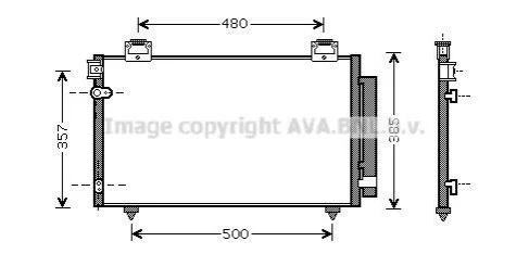 <strong>Радіатор кондиціонера AVA AVA COOLING TO5392D (фото 1)</strong>