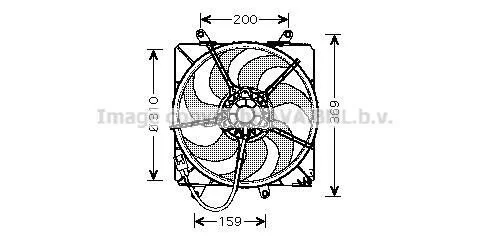 <strong>Вентилятор радіатора AVA COOLING TO7506 (фото 1)</strong>