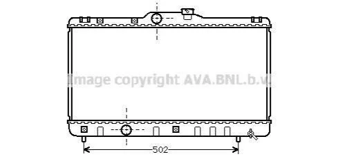 <strong>Радіатор AVA COOLING TOA 2147 (фото 1)</strong>