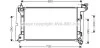 <strong>Радіатор охолодження двигуна Toyota Corolla 1,6i 01>07 AVA AVA COOLING TOA2290 (фото 1)</strong>