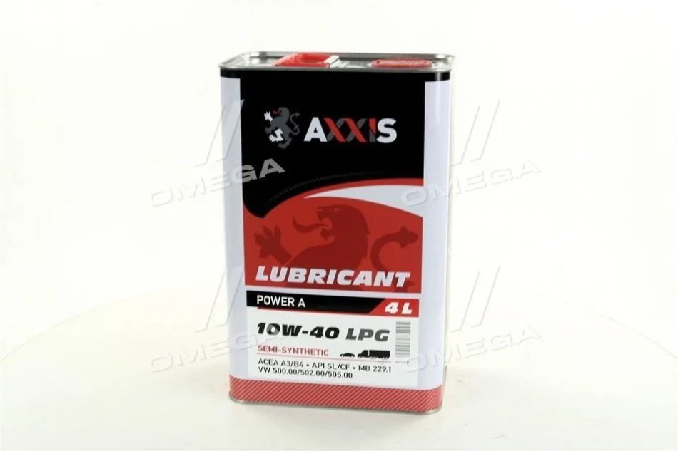 <strong>Олива моторн. AXXIS 10W-40 LPG Power A (Каністра 4л) Axxis AX-2029 (фото 1)</strong>
