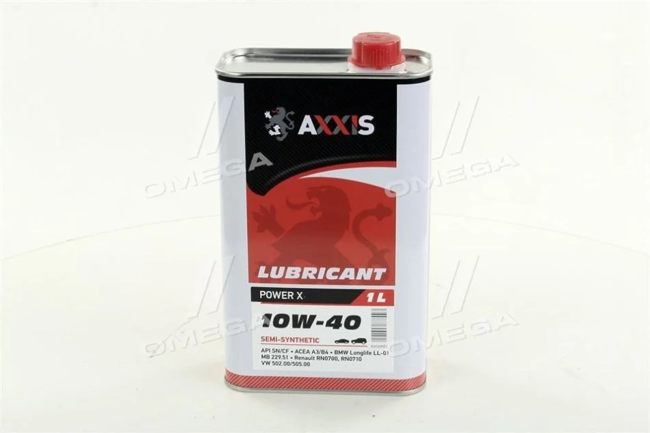 <strong>Олива моторн. AXXIS 10W-40 Power Х (Каністра 1л) Axxis AX-2033 (фото 1)</strong>