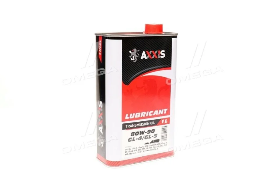 <strong>Олива трансміс. AXXIS 80W-90 GL-4/GL-5 (Каністра 1л) Axxis AX-2057 (фото 1)</strong>
