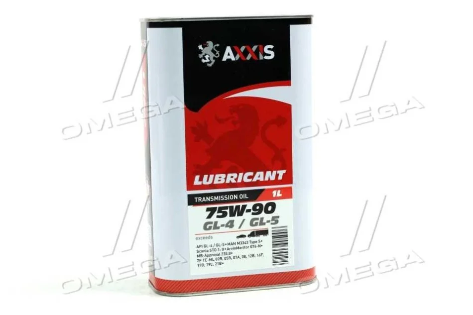 <strong>Олива трансміс. AXXIS 75W-90 GL-4/GL-5 (Каністра 1л) Axxis AX-2060 (фото 1)</strong>