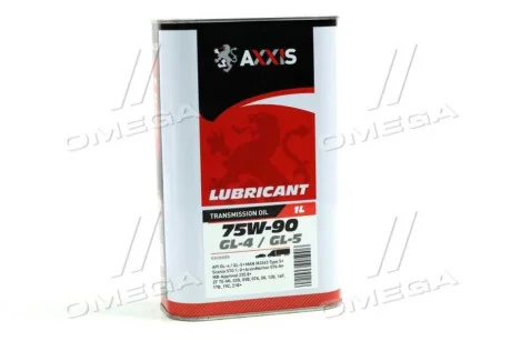 Олива трансміс. AXXIS 75W-90 GL-4/GL-5 (Каністра 1л) для Axxis AX-2060 фото товара